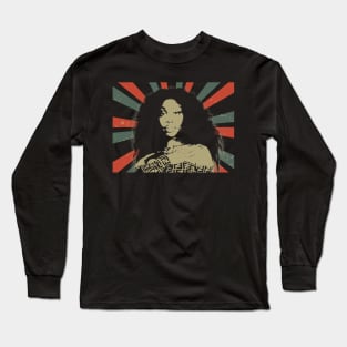 SZA || Vintage Art Design || Exclusive Art Long Sleeve T-Shirt